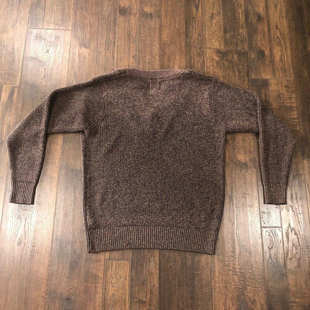 Red Head Men’s Size XXL 100% Cotton Knit Button Sweater Heather Brown Grandpa - Picture 11 of 12